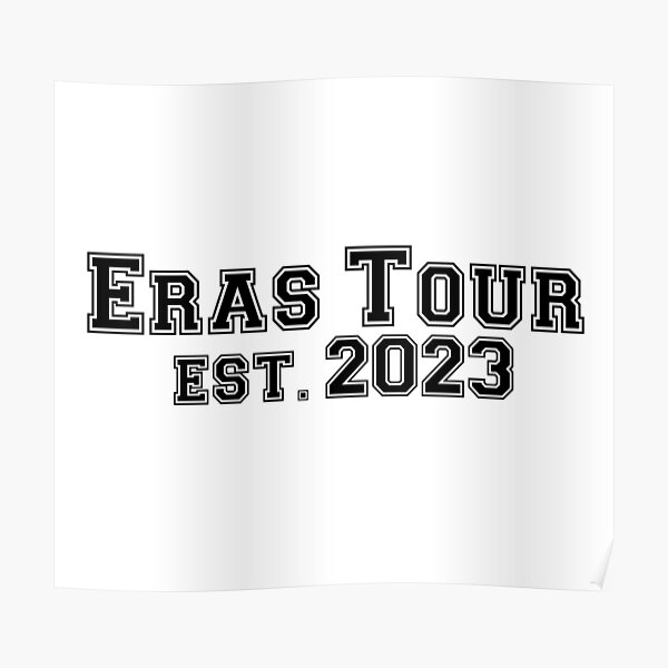 eras tour title Poster RB1608 product Offical eras tour Merch