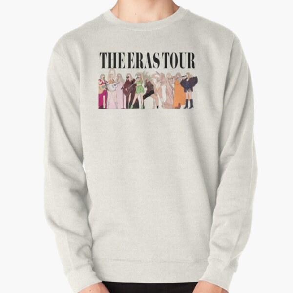 Taylor Swift The Eras Tour Art Sticker Pullover Sweatshirt RB1608 product Offical eras tour Merch