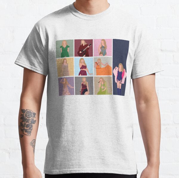 Taylor Swift the Eras Tour outfits block art Classic T-Shirt RB1608 product Offical eras tour Merch