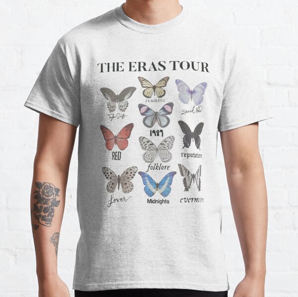 The Eras Tour Butterfly Shirt, Comfort Colors TS Eras Tour Butterfly Vintage Shirt,Eras Tour Shirt, Swiftie Shirt Classic T-Shirt RB1608 product Offical eras tour Merch