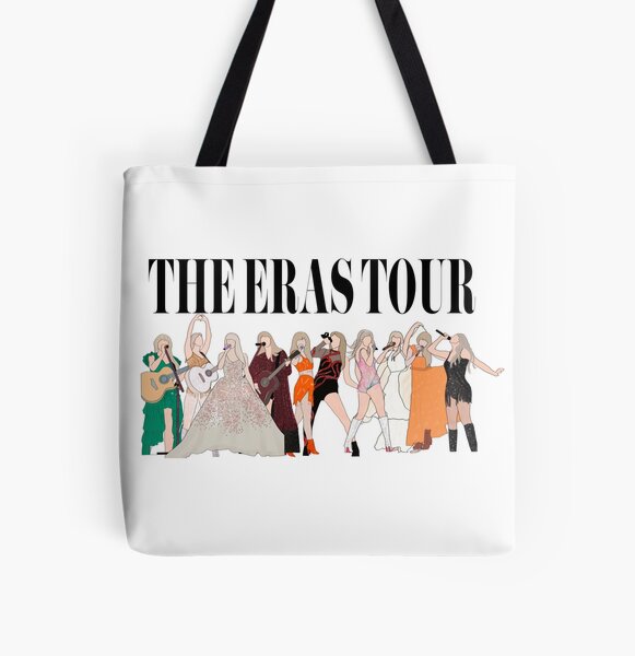 Taylor Swift The Eras Tour Art Sticker All Over Print Tote Bag RB1608 product Offical eras tour Merch