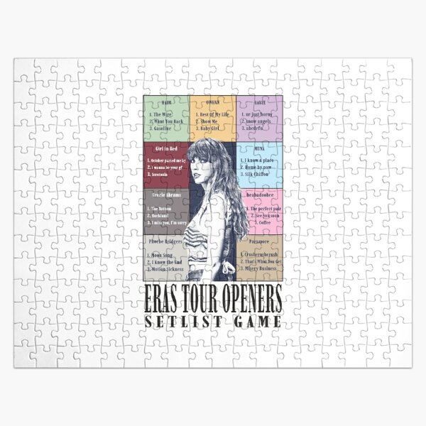 Eras Tour Setlist a Eras Tour Setlist a Eras Tour Setlist Jigsaw Puzzle RB1608 product Offical eras tour Merch