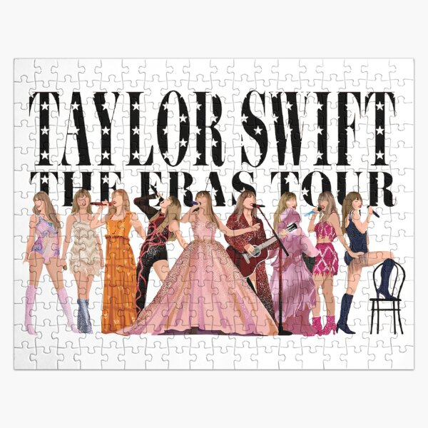 The Taylor Version | Graphic Shirt | Merch, Swiftie, Lyrics, Concert, Retro, Gift, Vintage, Unisex Tee Jigsaw Puzzle RB1608 product Offical eras tour Merch