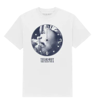 Taylor Swift The Eras Tour Midnights White T-Shirt